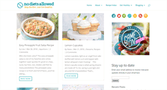 Desktop Screenshot of nodietsallowed.com